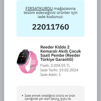 Firsatkurdu.com İade Sorunu