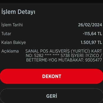 Betterme Bilgim Dışında Para Çekiyor