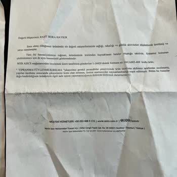 Asics Marka Ayakkabım Bir Yıl Dolmadan Yırtıldı