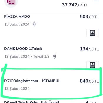 İnglot İade Tutarı