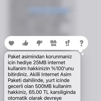 Vodafone Bilgim Ve İznim Olmadan Tarafıma Ek Paket Tanımladı.