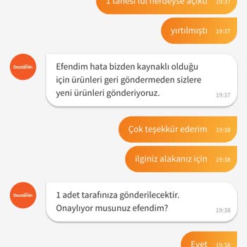 Trendyol Gönderilmeyen Ürünler Sonuçlanmayan Sipariş