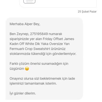 Hepsiburada Stoksuz Ürün Satışı