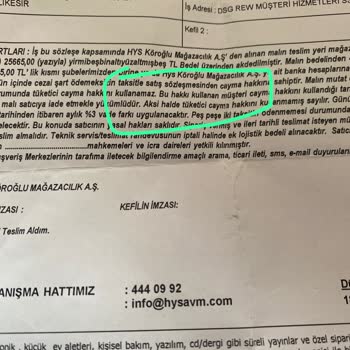 HYS Avm HYS 24 Saat Dolmadan Sipariş İptali Yapmıyor!