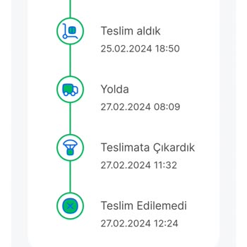 Sendeo Kargo Teslim Edemedi