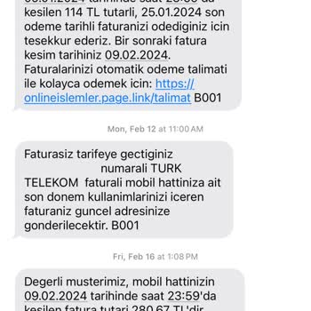 Türk Telekom Numara Taşıma Sonrası 2.5 Kat Fatura Çıktı.
