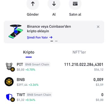 Trust Wallet Param Hesabımda Görünmüyor