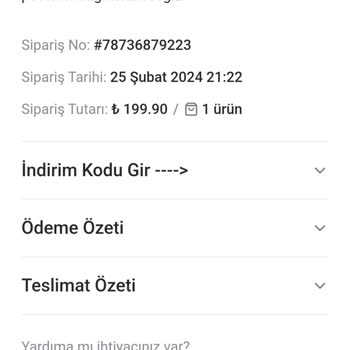 Görkito Eksik Ürün Gönderimi