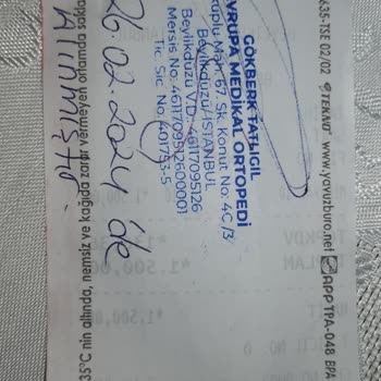 Perrigo Kişisel Bakım Ürünleri San. Ve Avrupa Medikal Ortopedi