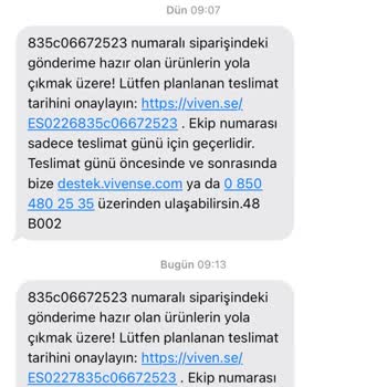 Vivense Sürekli Teslimat Erteleme Sorunu