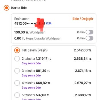Hepsiburada Premium Worldcard Vade Ücreti Alıyor