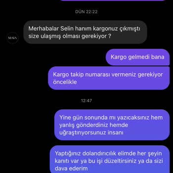 Maia Eyewear Değişim Alıp Ürünü Göndermiyorlar