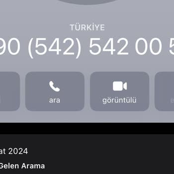 Vodafone 05425420054 Çağrısı Hakkında