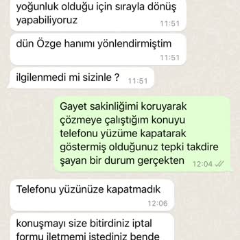 Kappa Tur Satış Sonrası Çözümsüzlük