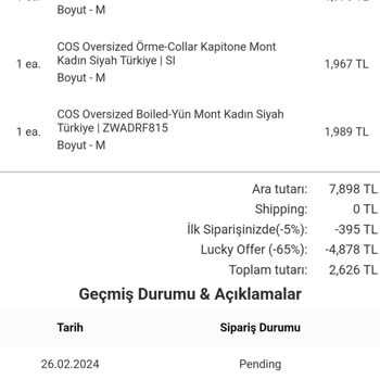 Cos İnternet Alışveriş Sitesi Sahte