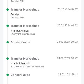 Trendyol Express Kargo Yanlış Yerlerde Gidiyor