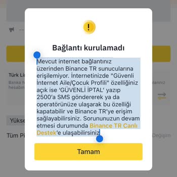Binance Nakit Çekim Sorunu
