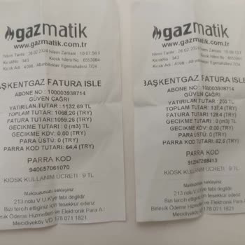 Gazmatik Para İadesi Yapmadı