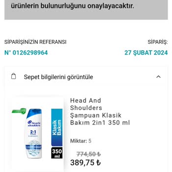 Watsons Yanıltıcı Fiyat Şampuan