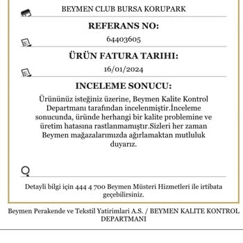 Beymen Clup Ayıplı Ürün