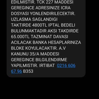 0216 606 67 96 Haberim Bir Şeyden Yok