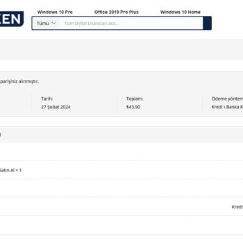 Softexen Office Kodu Teslim Edilmiyor