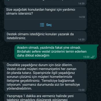 Vestel V Bot Robot Hüsranı
