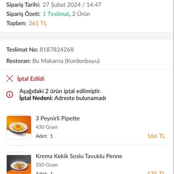 Trendyol Yemek İademi Yapmıyor Kafasına Göre İptal Ediyor