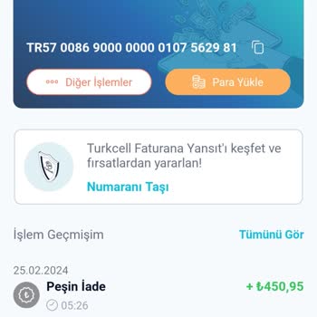 Paycell Para İade Sorunu