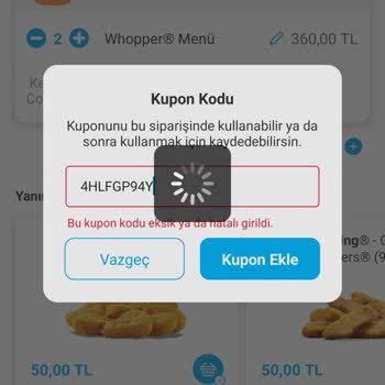 Burger King Yalan Reklam Ve Uygunsuz Beyanda Bulunma