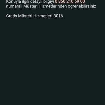 Gratis İade Parası Yatmadı