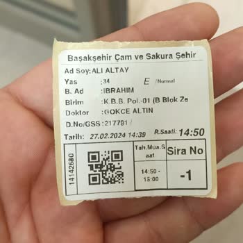 Başakşehir Çam ve Sakura Şehir Hastanesi Şehir Hastanesinde Hızlı Muayene Süreci