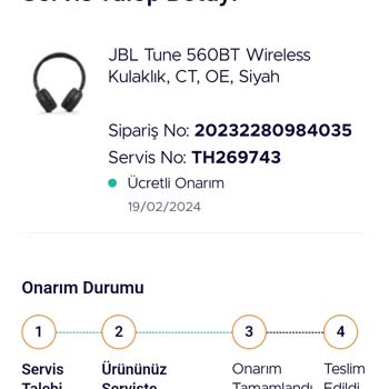 JBL 560 Bt Kulaklık Kırılması