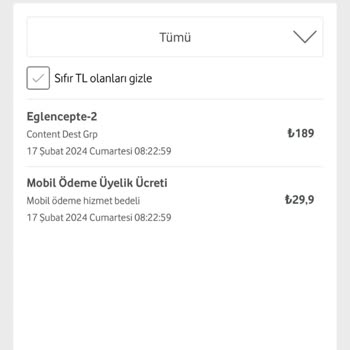 Eğlen Cepte2 Haksız Ücret Alınması