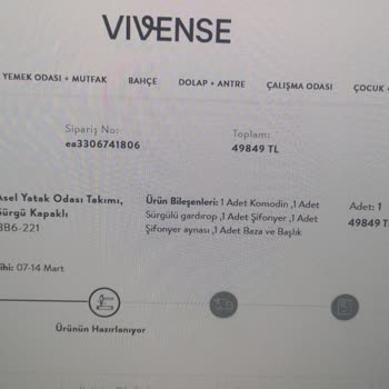 Vivense Üretilmeyen Ürünlere Sipariş Alıyorlar