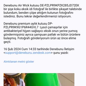 Denebunu Telafi Kutusunu Göndermiyor