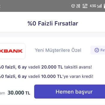 Hangi Kredi Ve Akbank'ın 0 Faizli Nakit Aldatmacası