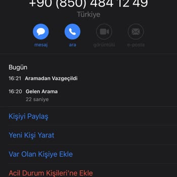 0850 484 12 49 Şüpheli Numara İle İlgili Şikayetim Var