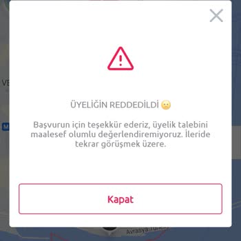 Tiktak Üyeliğiniz Reddedildi Sorunu