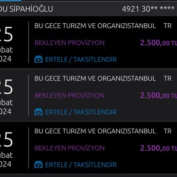 Bu Gece Aplikasyon Hatası Ve Olmayan Müşteri Hizmetleri