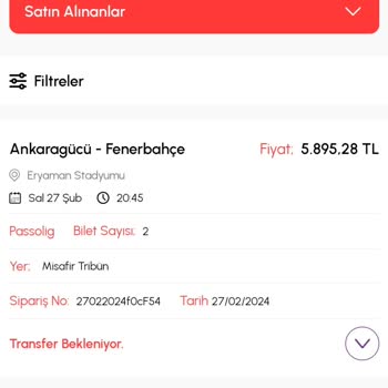 Biletalsat Fenerbahçe Hala Bilet Yok