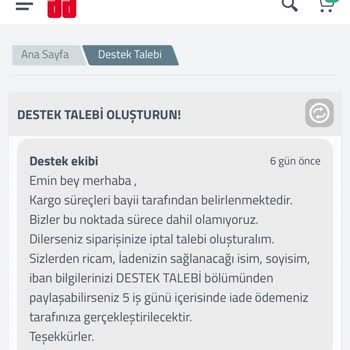 Arcelikavm.com Siparişim Hala Kargolanmadı!