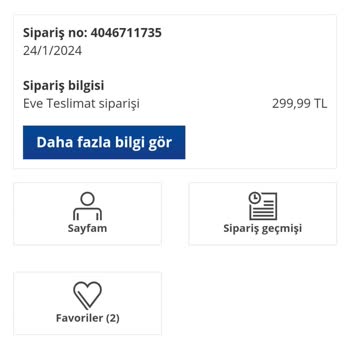 Jysk İnternet Sitesinden Aldığım Ürün Ortada Yok
