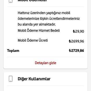 Vodafone İzinsiz Mobil Ödeme Mağduriyeti Ve Acil Çözüm Talebi