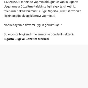 Anadolu Sigorta Ve Sisbis Kaydı