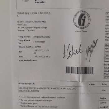 JBL Kulak İçi Kulaklığımın Plastiğinin Genişlemesi