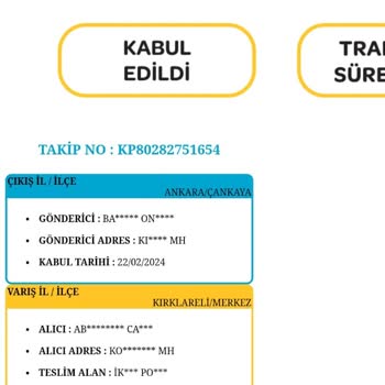 PTT Kargomu Başka Birine Teslim Etti