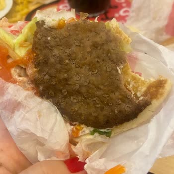 Burger King Whopper Menü Köfte Üzerindeki Benekli Yapılar Nedir