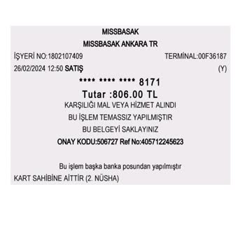 Misbaşak Gölbaşı Şubesi Fazla Ücret Alması