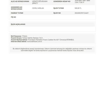 PayFix Yanlış Transfer Gönderimi